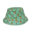 Used 9539 Animal Print Bucket Hat 736960 4HAX3 8469 7919 M 22.8" Banana and Dog All-Over Print Pastel GG Cotton Light