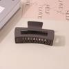 8.5CM x 10.5CM Rectangular Matte PS Hair Clip - Simple Shark Hair Accessory