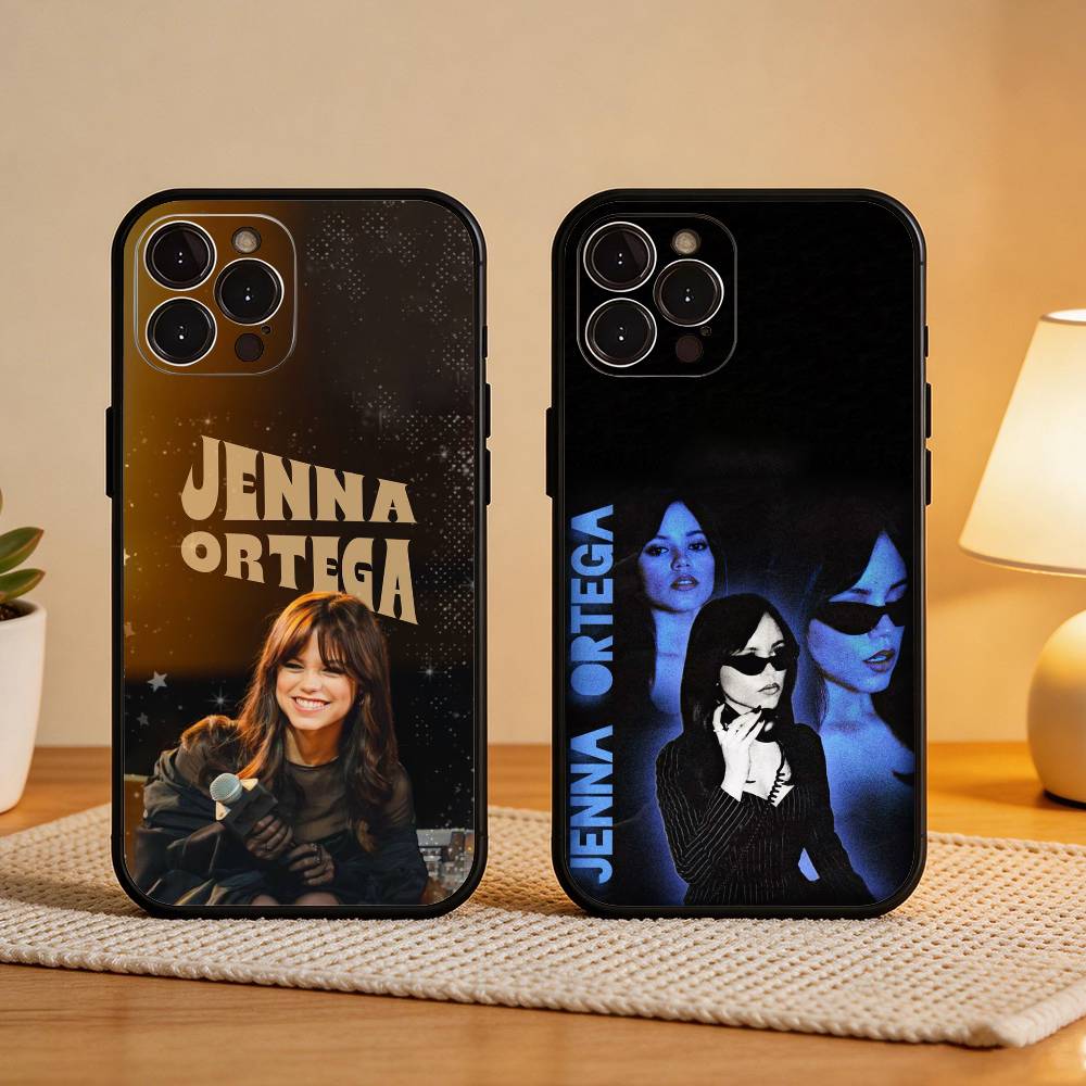 Прекрасный чехол для телефона с Дженной Ортегой Для iPhone 17 16 15 14 13 12 11 Pro Max Plus, 5G Мягкий черный чехол