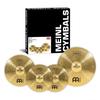MEINL HCS Series Cymbal Set: Complete Cymbal Set-up, 14" Hihat, 16" Crash, and 20" Ride, HCS 141620