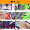 Набор 5D Готическая Красная Алмазная Каменная Роза, DIY Стразы Вышивка Крестом, Декоративные Настенные Украшения для Дома