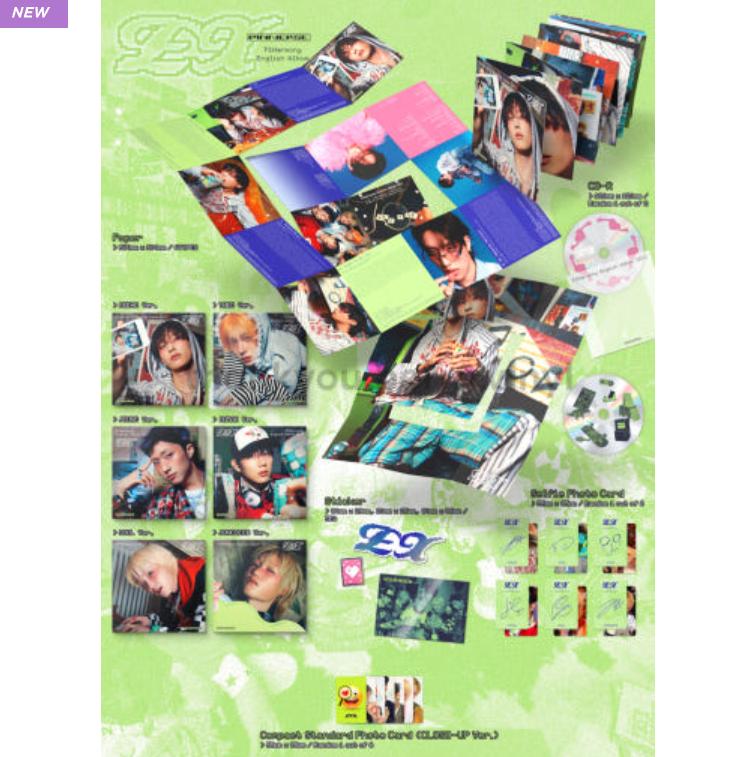 [Предзаказ] P1Harmony CD Обычное издание 1-го альбома EX (Издание США, версия со случайным участником)