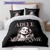 Adele Cosmic Harmony Custom Name Pattern Bedding Quilt Set Quilt Cover Pillowcase Home Birthday Gift(1 * duvet cover + 2 * pillowcase, without core)