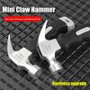 Professional Mini Claw Hammer - Multifunctional Anti-Slip & Shockproof Design With Magnetic Tip For Woodworking & Diy Projects