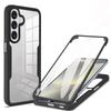 Прозрачный чехол с полной защитой 360 для Samsung Galaxy A20 A21 A22 A23 A24 A25 A26, двусторонний, с ударопрочной крышкой для переднего экрана
