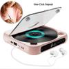 Портативный CD-плеер с Bluetooth, поддержкой USB/TF/AUX, перезаряжаемой батареей 2000 мАч, ЖК-дисплеем - Модель KC-918