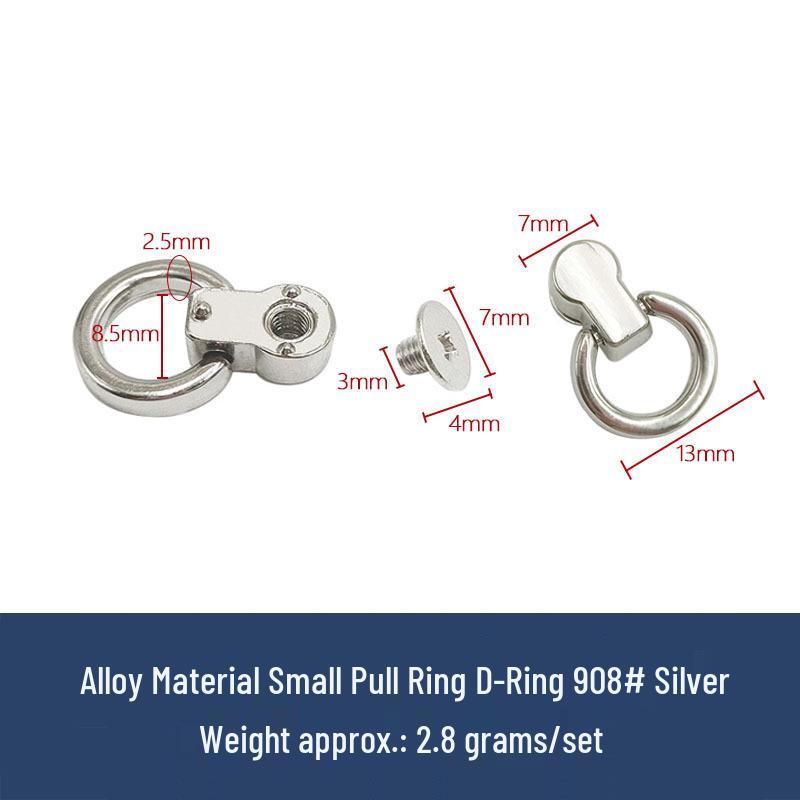 Аксессуары для сумок и багажа: Кольца, Голова монаха, Пирсинг сосков, Кожаные пряжки для DIY, Декоративные винты-заклепки