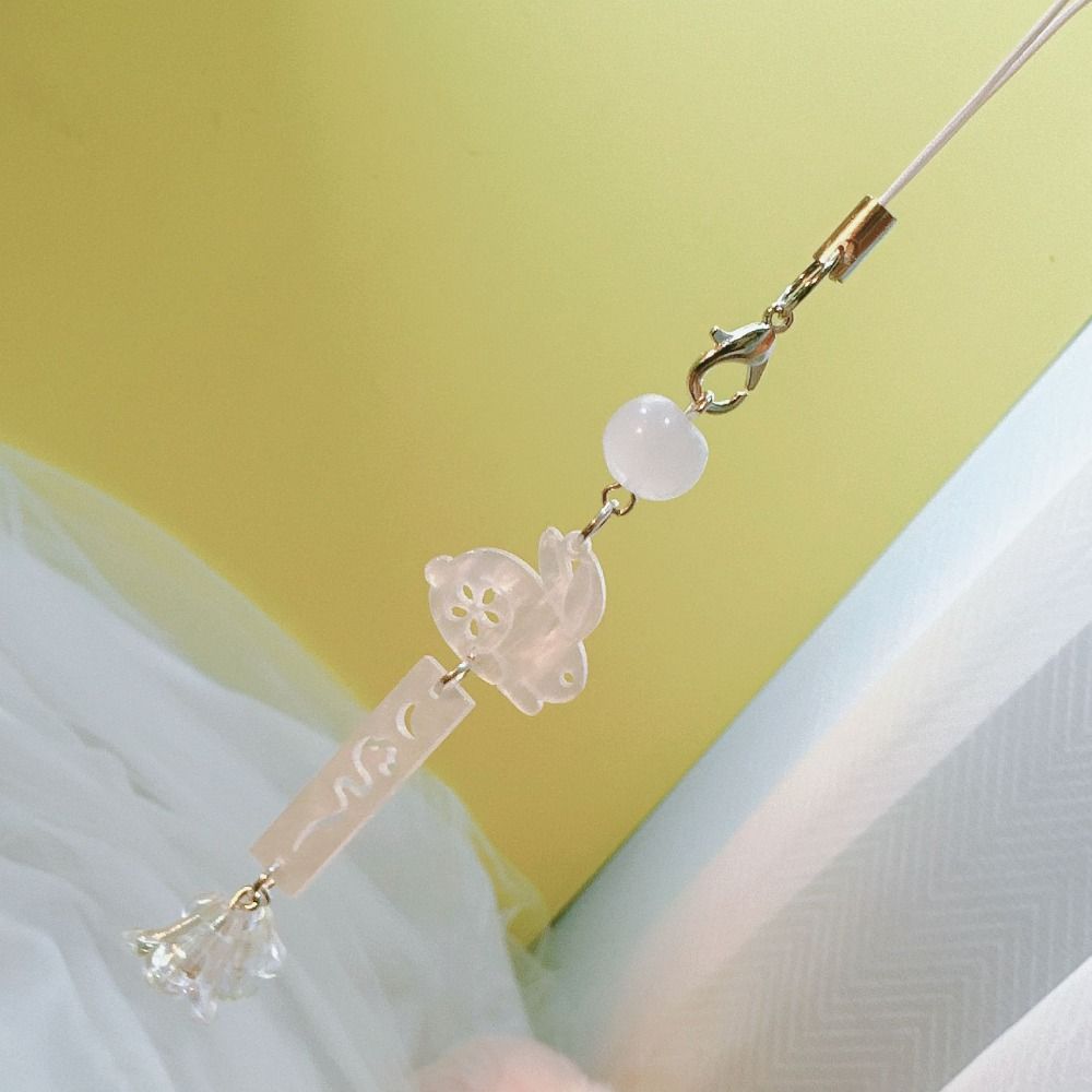 DIY Handmade Cloud Phone Chains Mid-Autumn Festival Mobile Strap  Mid-Autumn Festival Decoration