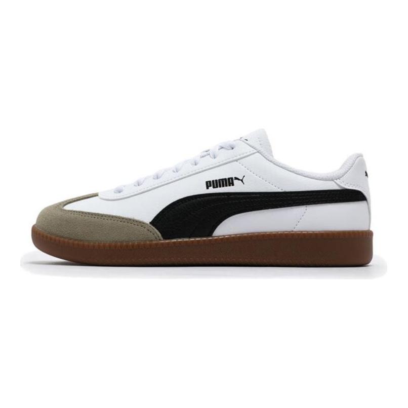 Puma 9-T Удобные Модные Низкие Кроссовки Унисекс Кроссовки Белый Черный Коричневый 398174-04