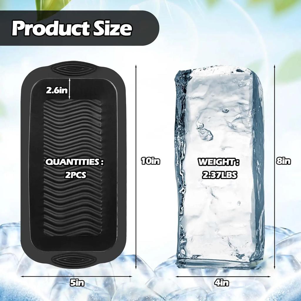 1/3/5 шт. очень большая силиконовая форма для льда ящик эффективная замораживающая ледяная ванна большая форма для кубиков льда ведро для льда форма для блоков льда