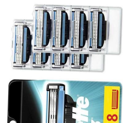 8 шт. Gillettee Mache 3 лезвия мужские кассеты для бритья картридж для бритья Mache3 лезвия для бритвы