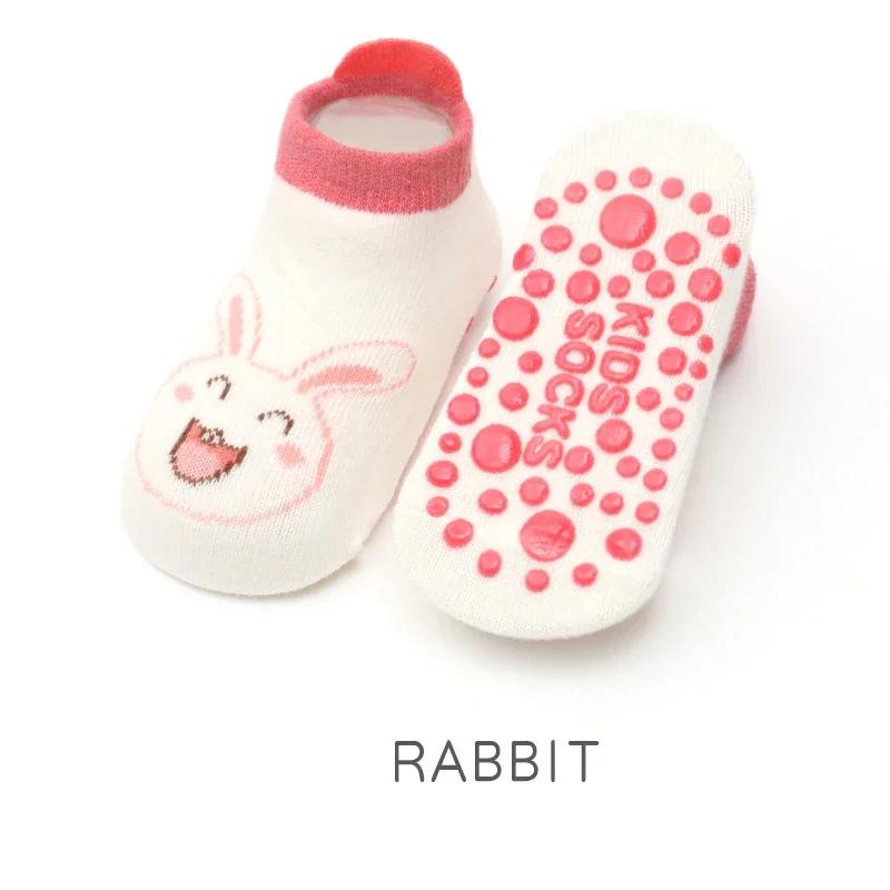 New Baby Cotton Socks Cute Cartoon Animal Pattern Comfy Breathable Baby Non-slip Kids Floor Socks
