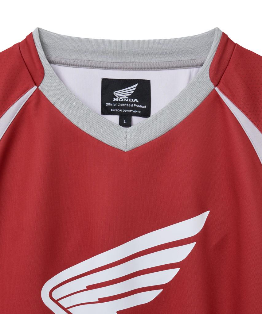 PHYPS MOTORCYCLE Motorcycle Jersey Long Sleeve Red