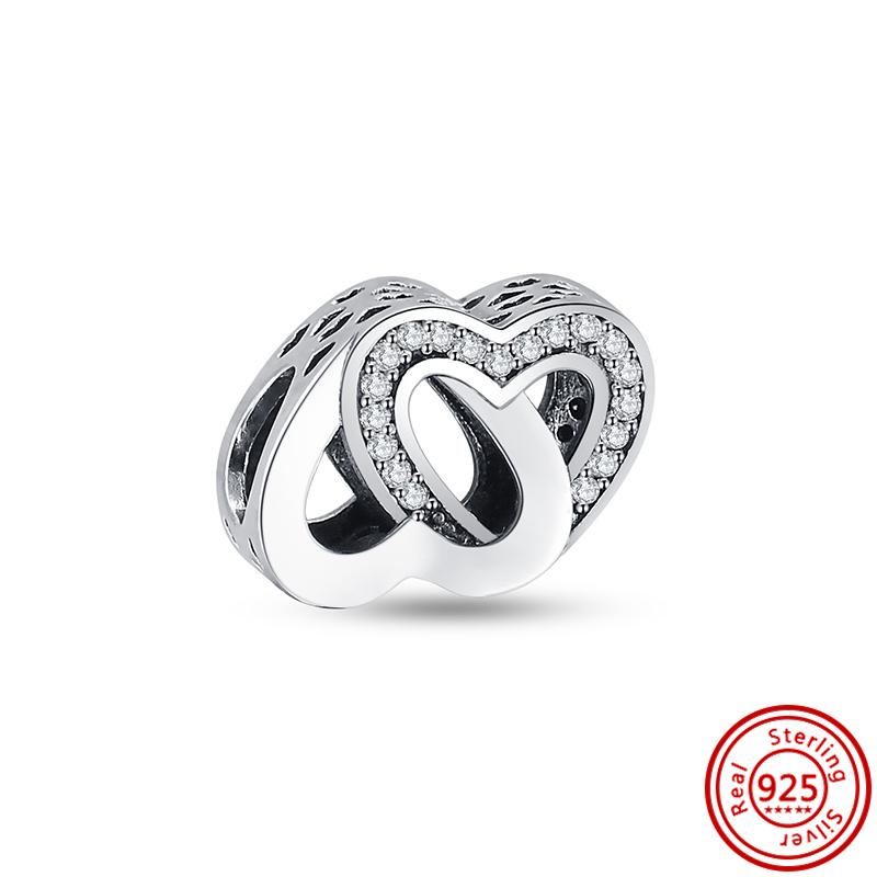 Новый 925 Серебряный Шарм Навсегда Теплый Семья Любовь Мама DIY Бусины Подходит Оригинальные Подвески Браслеты Подарок На День Матери Ювелирные Изделия