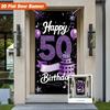 Happy Birthday Door Curtain Polyester 89.92x179.83cm Home Decor