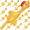 Fun Children's Toy Finger Stretching Catapult Little Yellow Chicken Toy