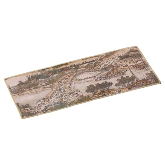 Tea Towel Chinese Painting Tea Coaster Exquisite Workmanship Strong Water Absorption Table Mat for Home