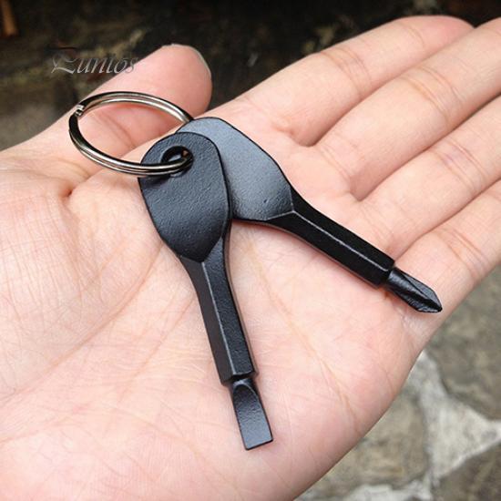 Набор отверток-брелоков с 2 ключами EDC Многофункциональный карман