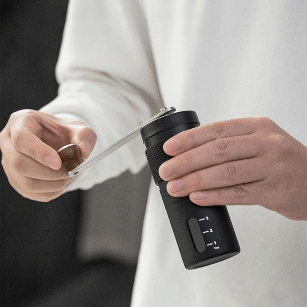 304 Stainless Steel Manual Coffee Grinder Portable Coffee Bean Grinder Coffee Making Tool Home Use