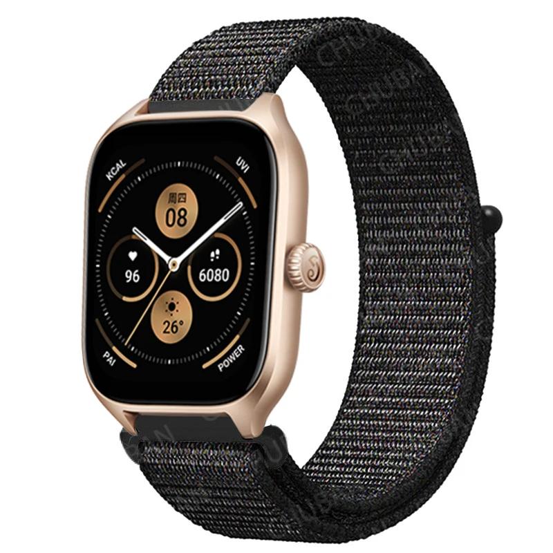 Band For Amazfit GTS/2/2e/4/3/mini GTR 2/3/Pro/4/U/stratos 2 3 Nylon Watch Bracelet Watchband 20mm 22mm Correa Amazfit Bip Strap