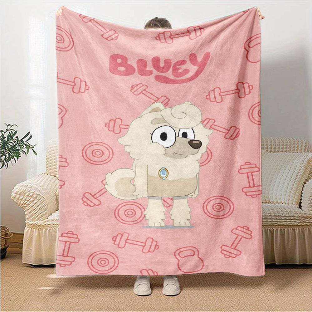 Bluey Blanket Comfortable Suitable for Chair Office Picnics All-Season Use Modern Gifts For Family Or Friends