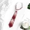 JK Bow Tie for Women, Japanese Uniform Shirt, College Style Student Plaid Tie, Men's Free Ribbon Accessories