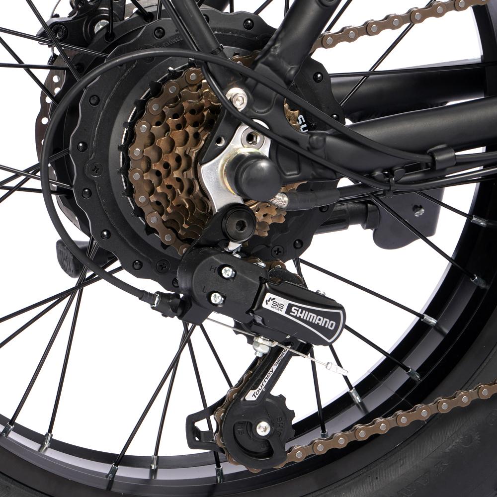 Ridstar G20 электрический велосипед 1000 Вт 48 В 13 Ач толстые шины горный 20*4,0 дюйма электрический велосипед пляжный велоспорт складное заднее сиденье электровелосипед