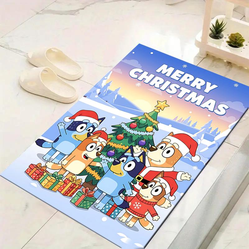 1Pc Christmas Friends Celebration Rug Office Carpet Indoor Outdoor Doormat Nonslip Soft Living Room Christmas Halloween Gift D29222