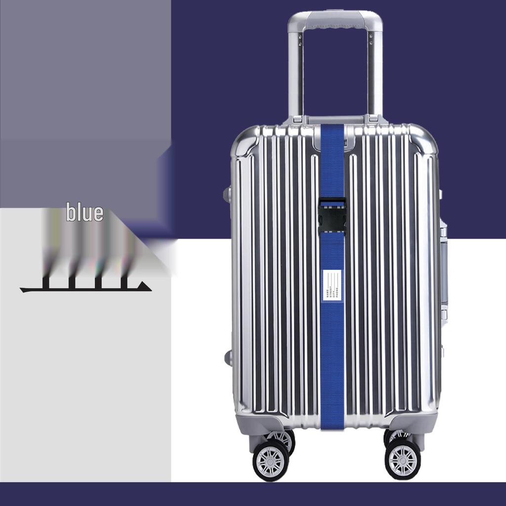 Однословный ремень для багажа с пряжкой: Надежный упаковочный ремень с фиксацией для чемоданов и тележек для трансграничных путешествий