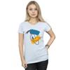 Disney Womens/Ladies Donald Duck Head Cotton T-Shirt