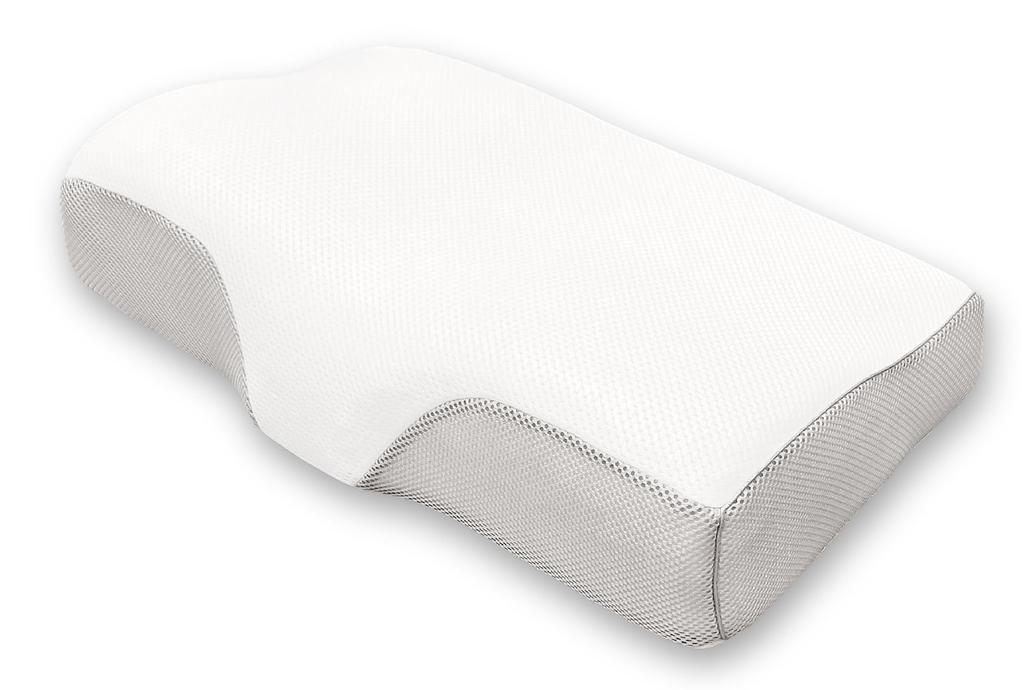 MORIPiLO High-Resilience Firm Pillow (AirSleep Fiber Pillow, 3D, Sleep on Air), Highly Breathable, Airy, Fully Washable, Includes Cover, White,