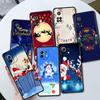 Мягкий силиконовый чехол для Xiaomi Mi 11 Lite 5G NE 11T Pro 12S Ultra 12 Note 10 10T 9T TPU чехол для телефона бампер Funda Merry Christmas