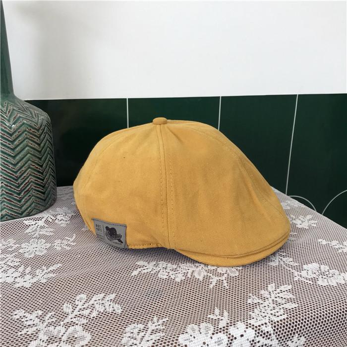 Трендовый берет в японском стиле: Летне-осенняя унисекс кепка-плоскодонка