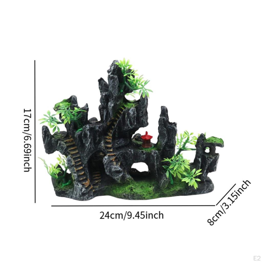 Аквариум Декорация Скала Аквариум Смола Ландшафтный Дизайн Аксессуары Ландшафт