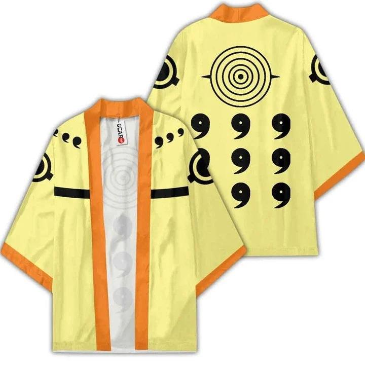 Naruto anime peripheral feather kimono jacket Naruto Li Locke suit bathrobe two-dimensional cape pajamas