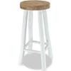 VidaXL Bar Stool Solid Teak Wood