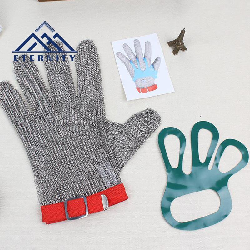 Safety Stainless Steel Wire Mesh Butcher Anti-cutting Chain Mail Glove