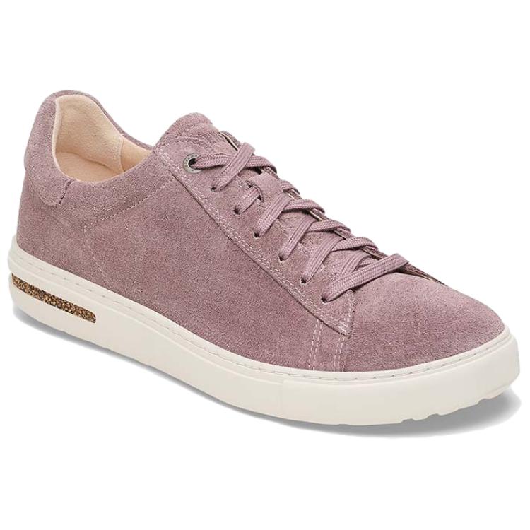 Birkenstock Suede Low top Casual Shoes Unisex Light Purple Narrow 1028203