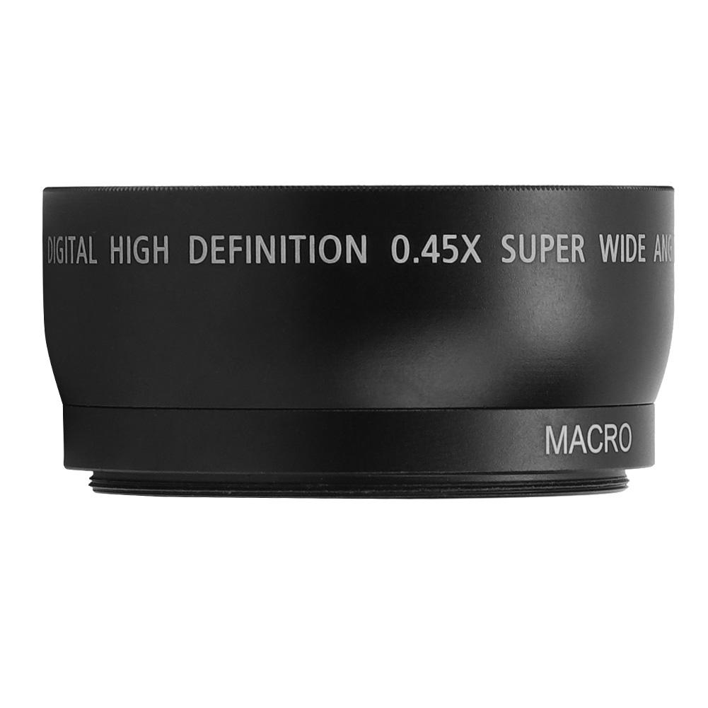 JSR‑1152 55MM 0.45X Advanced Wide Angle Macro Lens Fit for All 55MM Diameter Camera Lenses