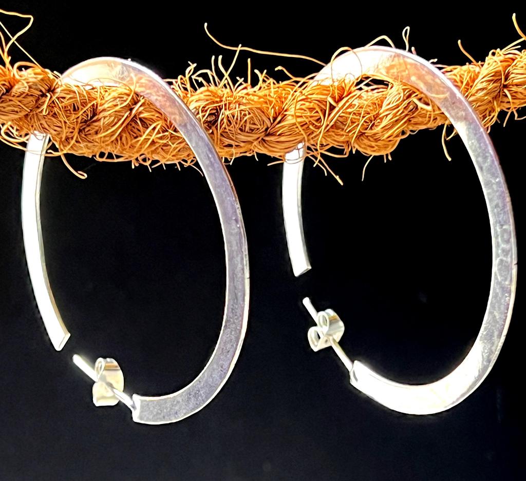 Простые квадратные серьги-кольца из стерлингового серебра, серьги с застежкой-клик, подарок для мамы, женские серьги-кольца