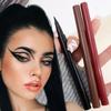 Quick-drying Waterproof Smudge-proof Long-lasting Black Eyeliner Pen for Precise and Convenient Dual Use