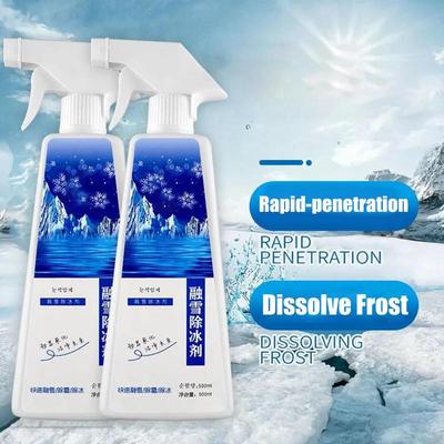 500 мл Ice Off Windshield Spray Противообледенительный спрей для лобового стекла Средство для удаления льда Тающий спрей для мебели Стекла Фары заднего вида