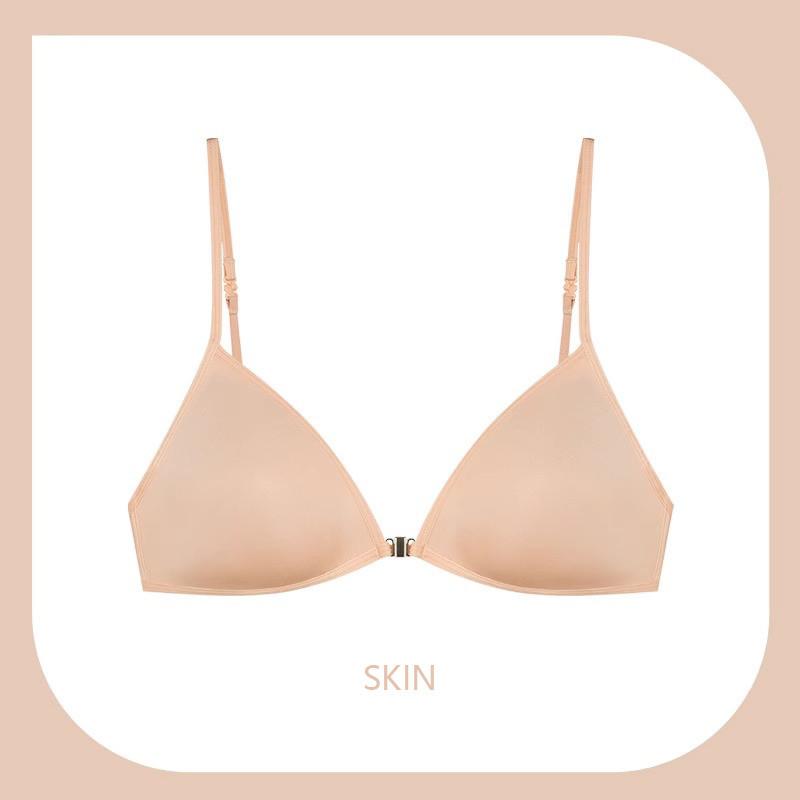 FINETOO Women French Triangle Cup Underwear Traceless and Wireless Lingerie Beautiful Back Bra