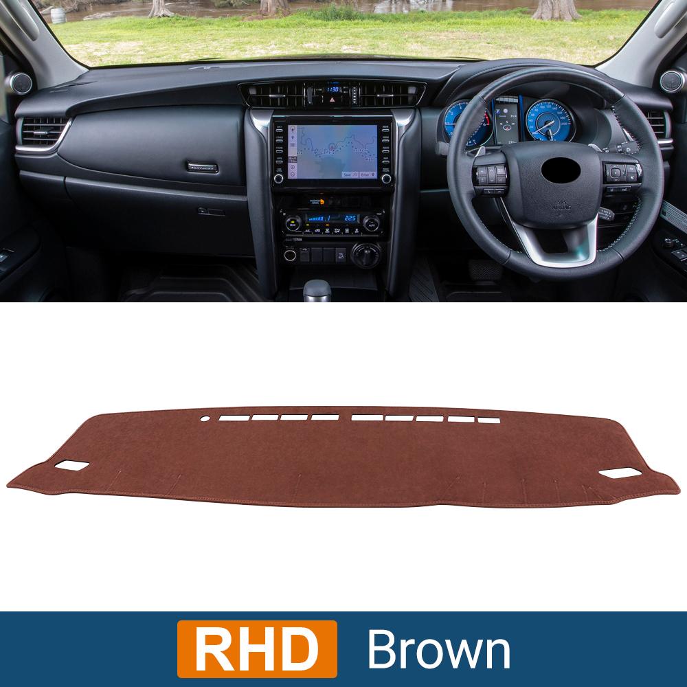 For Toyota Fortuner AN150 AN160 2015-2018 2024 Car Dashboard Cover trument Panel Non-slip Pad Mat
