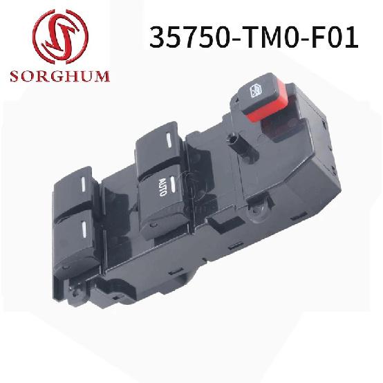 SORGHUM 35750-TM0-F01 For Honda City 2009-2011 Fit 2008-2012 Right Drive Side Button Electric Power Master Control Window Switch