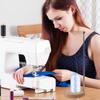 Adjustable Single Thread Spool Holder 6.3-15.5 Inch Height Thread Holder with Wooden Base Spool Holder for Quilting & Embroidery