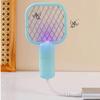Electric Mosquito Swatter UV Light Bug Zapper Rechargeable Fly Killer Insect Racket Portable Outdoor Pest Control For Camping