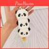 Charming 15cm Plush Panda Backpack Pendant Colorful Keychain Cute Gift For Children