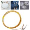 0.6mm,0.8mm,1.0mm 6M Square Copper Wire Half Hard Yellow Brass Wire for Jewelry Beading Craft Work