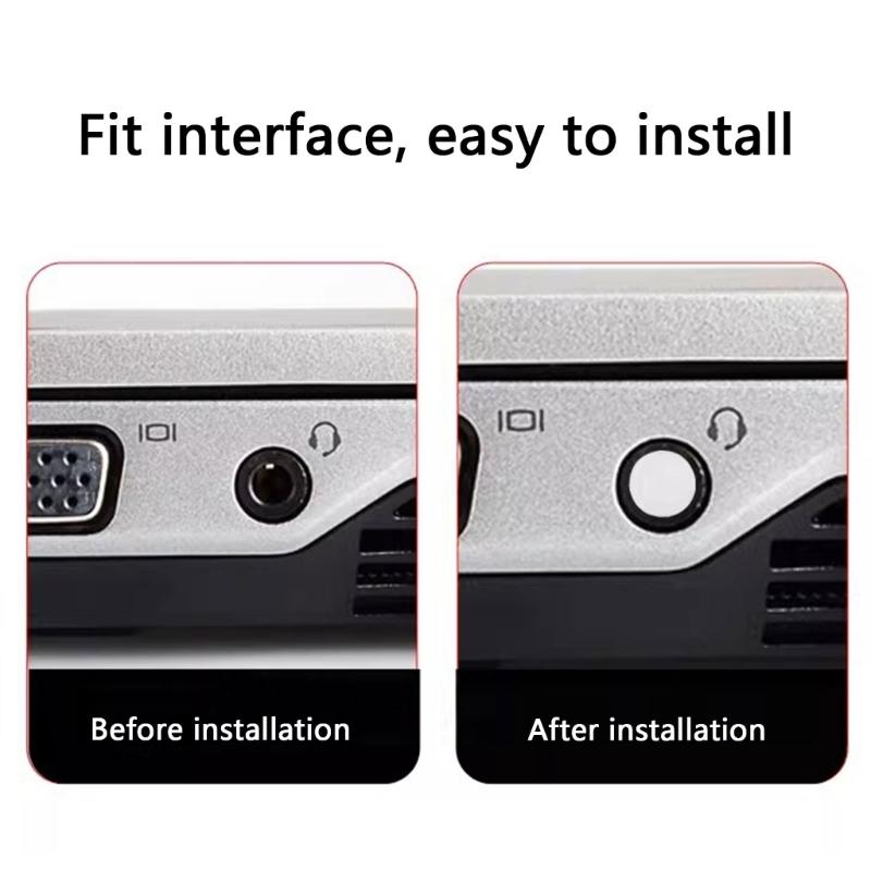 Reusable 3.5mm Earphone Port Cover Dustproof Protectors Plugs For Mobile Devices And Laptops